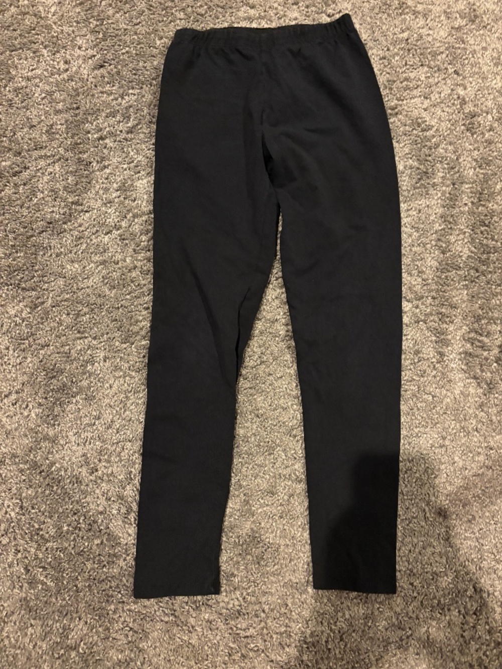 Unbranded Costco Girls Solid Black Stretch Comfort Leggings